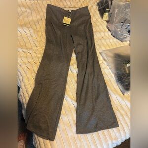 HALARA Gray Ribbed Pants